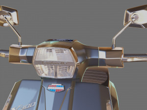 Lambretta X300 3D Model