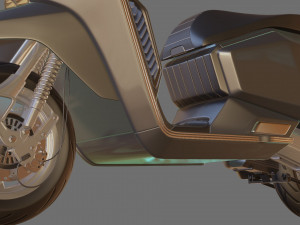 Lambretta X300 3D Model