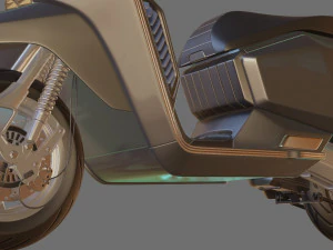 Lambreta X300 Modelo 3D