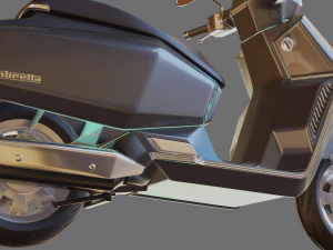 Lambreta X300 Modelo 3D