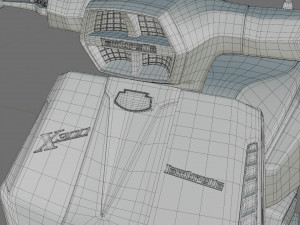 Lambretta X300 3D Model
