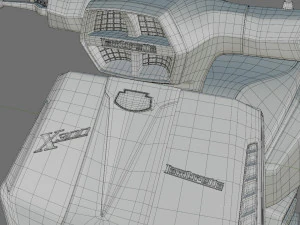 Lambreta X300 Modelo 3D