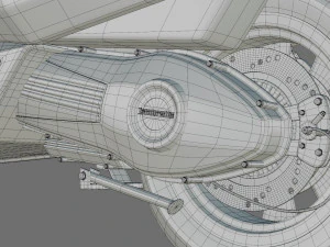 Lambreta X300 Modelo 3D
