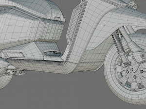Lambretta X300 3D Model