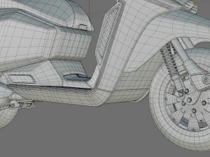 Lambreta X300 Modelo 3D