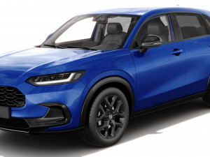 Honda ZR-V sport 2024 with interior 3D Model