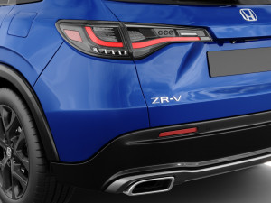 Honda ZR-V sport 2024 with interior 3D Model