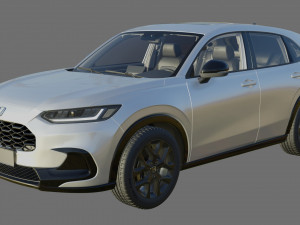 Honda ZR-V sport 2024 with interior 3D Model