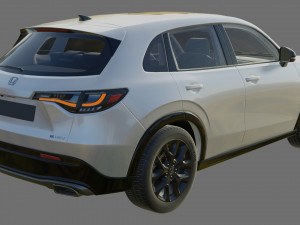 Honda ZR-V sport 2024 with interior 3D Model