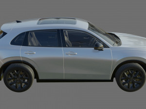 Honda ZR-V sport 2024 with interior 3D Model