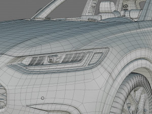 Honda ZR-V sport 2024 with interior 3D Model