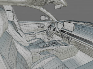 Honda ZR-V sport 2024 with interior 3D Model