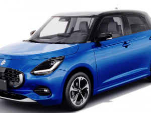 Suzuki Swift 2024 com interior Modelo 3D
