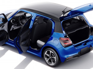 Suzuki Swift 2024 with interior 3D मॉडल