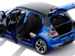 Suzuki Swift 2024 com interior Modelo 3D