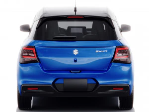 Suzuki Swift 2024 com interior Modelo 3D