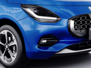 Suzuki Swift 2024 with interior 3D मॉडल
