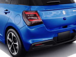 Suzuki Swift 2024 with interior 3D मॉडल