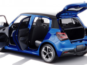 Suzuki Swift 2024 with interior 3D मॉडल
