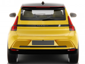 Renault 5 E-Tech 2025 with interior 3D 모델