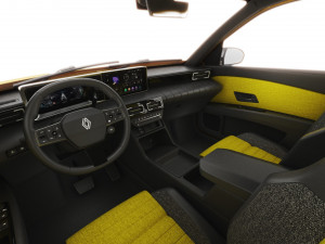 Renault 5 E-Tech 2025 with interior 3D 모델