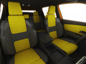 Renault 5 E-Tech 2025 with interior 3D 모델