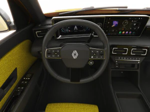 Renault 5 E-Tech 2025 with interior 3D Model