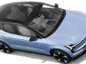Volvo EX30 2024 with interior 3D 模型
