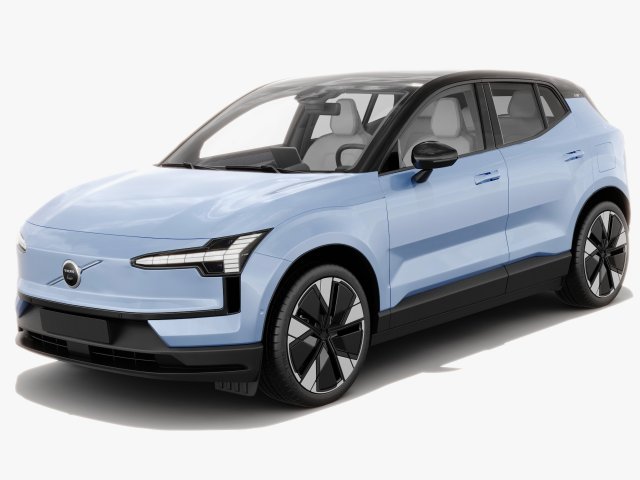 Volvo EX30 2024 with interior 3D 模型 .c4d .max .obj .3ds .fbx .stl .blend 