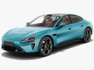 Xiaomi SU7 2024 with interior 3Dモデル