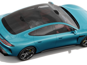 Xiaomi SU7 2024 with interior 3D Model