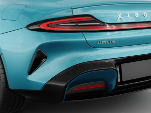 Xiaomi SU7 2024 with interior 3D Model