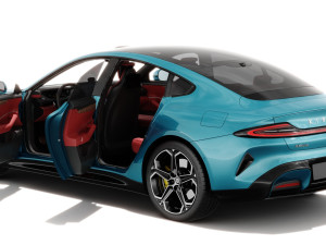 Xiaomi SU7 2024 with interior 3D Model