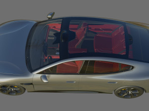 Xiaomi SU7 2024 with interior 3D Model