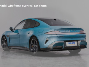 Xiaomi SU7 2024 with interior 3D Model