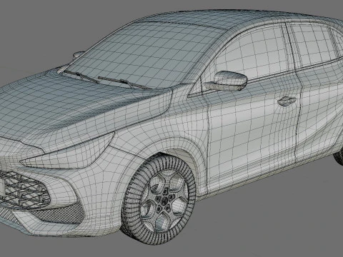 MG 3 2025 with interior 3D Model