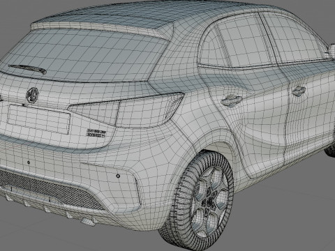MG 3 2025 with interior 3D-Modell