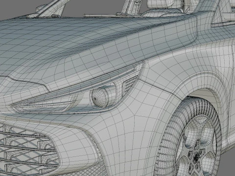 MG 3 2025 with interior 3D Model