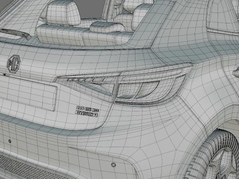 MG 3 2025 with interior 3D Model