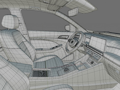 MG 3 2025 with interior 3D-Modell
