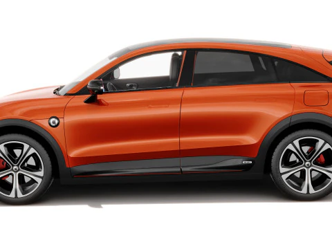 Smart 3 Brabus 2024 with interior 3D Model