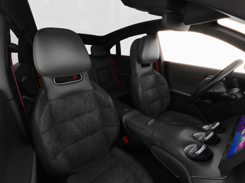 Smart 3 Brabus 2024 with interior 3D 모델