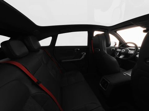 Smart 3 Brabus 2024 with interior 3D Model