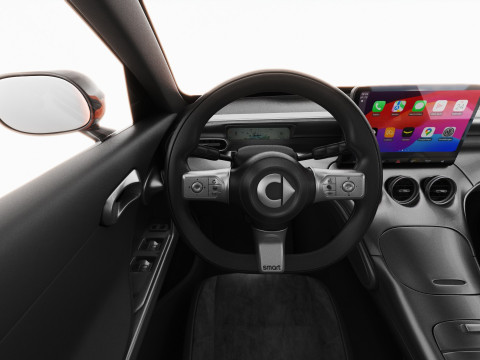 Smart 3 Brabus 2024 with interior 3D 모델