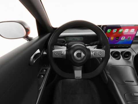 Smart 3 Brabus 2024 with interior 3D Model