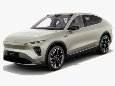 इंटीरियर के साथ Nio EC7 2023 3D मॉडल