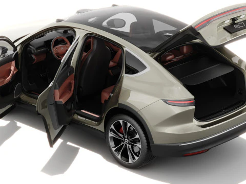 Nio EC7 2023 with interior 3D Model
