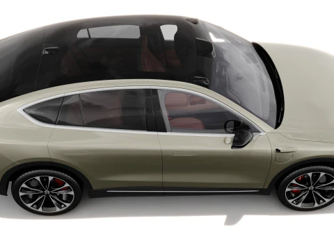 Nio EC7 2023 with interior 3D Model