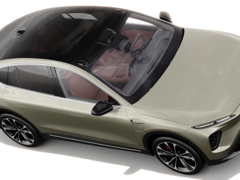 Nio EC7 2023 with interior 3D Model