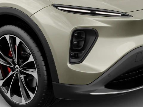 Nio EC7 2023 with interior 3D Model